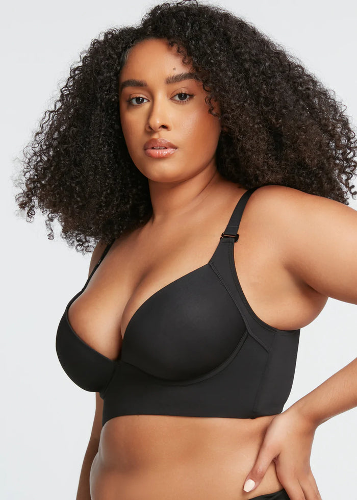 Adjustable Wired Pushup Bra (Black + Brown + Beige)