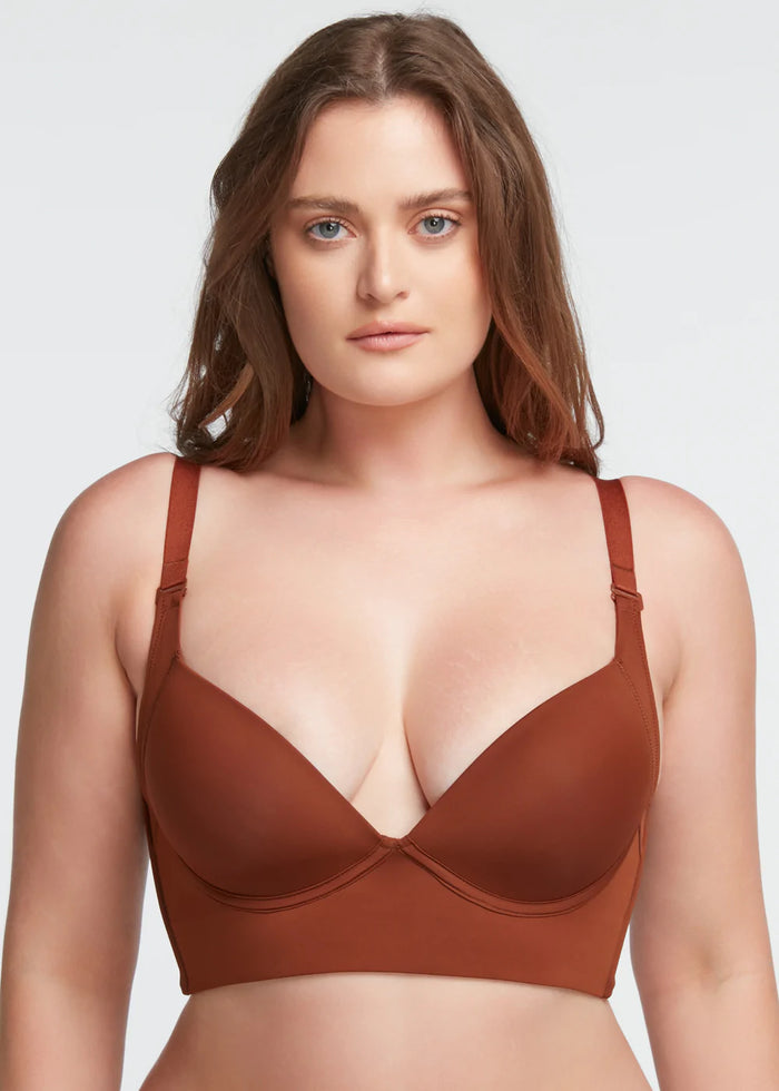 Adjustable Wired Pushup Bra (Black + Brown + Beige)